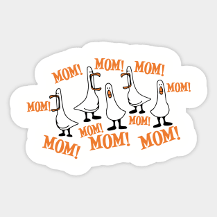 Mom Mom Mom Mom And Mom Sticker